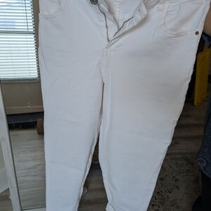 Women's White Boot Cut Jeans
